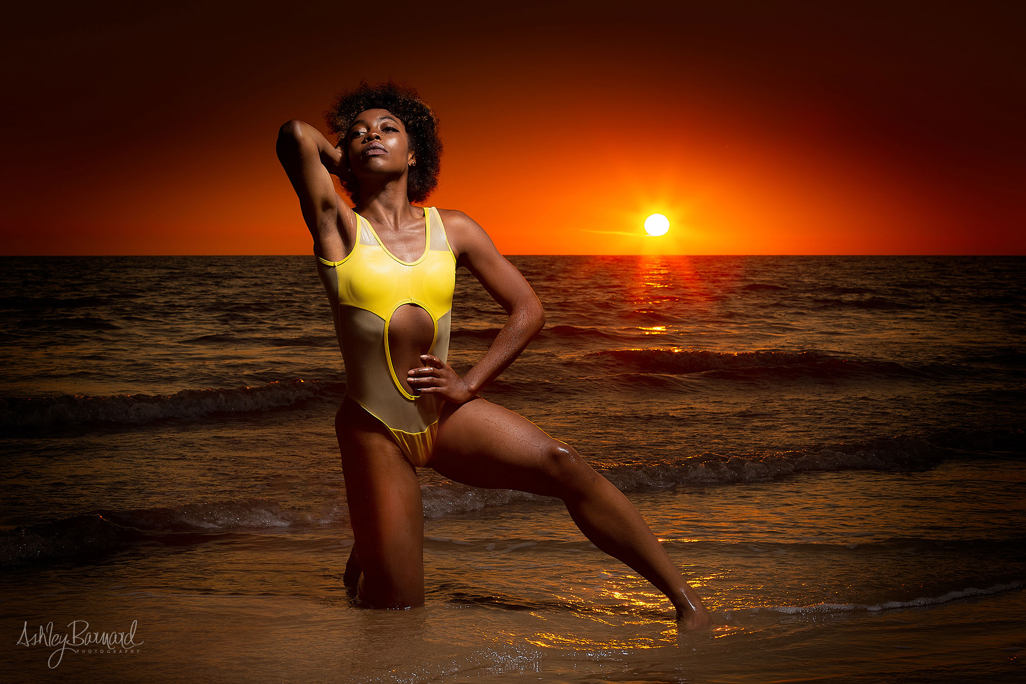 sunset beach shoot Blackpool